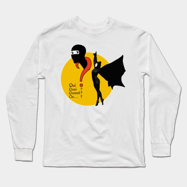 Les Vampires - Qui? Quoi? Quand? Ou...? Long Sleeve T-Shirt by ChromaticD